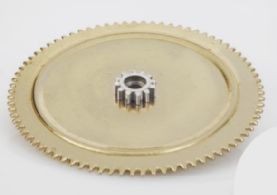 Wilesco 01467.Double Cog Wheel Brass.D366,396,406,409